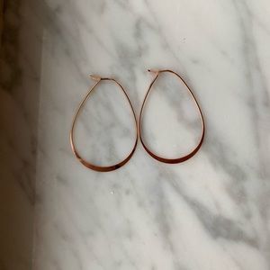 Rose Gold Hoop Earrings